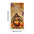 thumbnail image 3 of Thanksgiving Door Cover Hanging Tapestry for Festive Autumn Welcome Sign Wreath Replacement, 3 of 6
