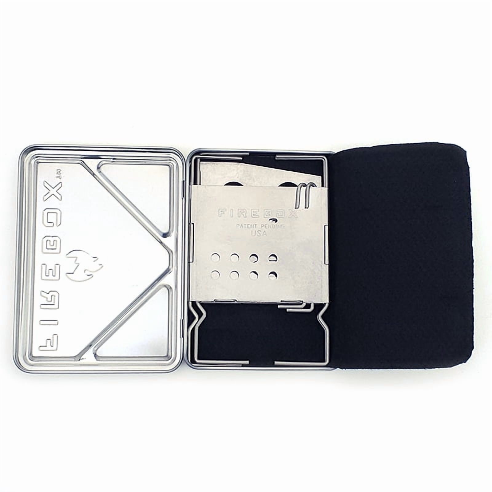 Firebox Stainless Steel Nano Stove G2 + X-Case Kit - Wood Burning/Multi Fuel - Folding Camp/Bushcraft