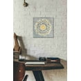 thumbnail image 2 of Epic Graffiti  "Mandala Delight I Yellow Grey" by Danhui Nai, Giclee Canvas Wall Art - 12" x 12", 2 of 2