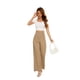 thumbnail image 2 of Pantalones anchos FUNYYZO pantalones de negocios de cintura alta para mujer, 2 of 7