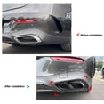 thumbnail image 3 of 1 Pair Car Exterior Exhaust Pipe Mufflers Output Tip Pipe Cover Trim Left Right Replacement for  CLE Class Coupe C236 AMG Line Rear Cylinder Exhaust Pipe Trim, 3 of 7