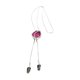 thumbnail image 3 of Cadena colgante para suéter, accesorios de joyería, decoración elegante, regalos con diamantes de imitación. Rojo, 3 of 9
