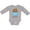 AC-Heather Grey, variant on Inktastic Little Spud Blue Boys or Girls Long Sleeve Baby Bodysuit