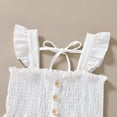 thumbnail image 5 of Younger Tree Baby Girl Dress Kid Summer Sleeveless Denim Beach Casual A-line Sundress for 2-3T, 5 of 6
