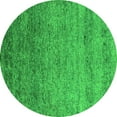 thumbnail image 1 of Ahgly Company Indoor Round Oriental Green Industrial Area Rugs, 8' Round, 1 of 4