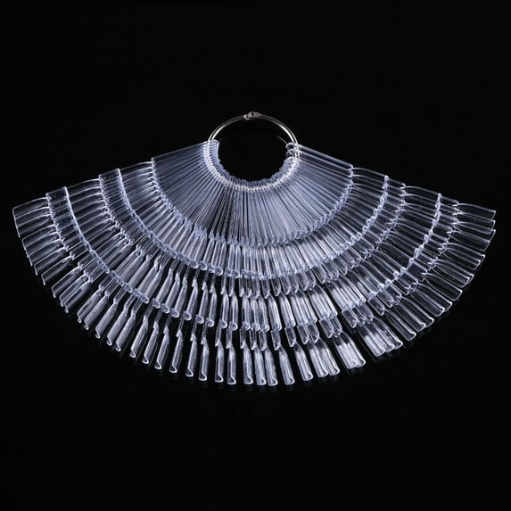 150pcs Plastic Manicure Tools Nail False Stick Nail Color Card Practice Training Nail Color Chart Nail Art Display Gel Polish Palette 1