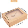 thumbnail image 2 of 16sets Foldable Drawer Type Creative Kraft Paper box Wedding Favor boxes Favour box Paper Gift box Rectangle BurlyWood 11.5x8.5x2.5cm, 2 of 6