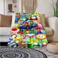 thumbnail image 3 of Manta con estampado de Super Mario, ligera, para sala de estar, dormitorio, habitación de niños, cálida, regalo de Navidad, 3 of 5