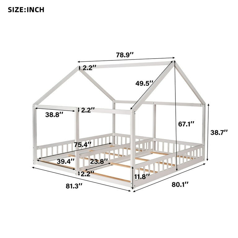 Montessori outlet bed size