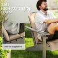 thumbnail image 4 of Outsunny 4PCS Adirondack Chair Cushion, Patio Chair Cushions, Beige, 4 of 10