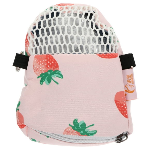 Bolsa de transporte para hámster al aire libre, transpirable, de lona, para mascotas pequeñas