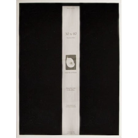 30x40 Shadow Box Wood Frame 2 1/8" Deep (White) | Walmart Canada