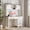 Unique White, variant on Vabches Executive Desk with Hutch, Unique White