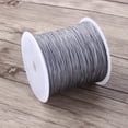 thumbnail image 4 of LAFGUR Knotting Cord,Knitting Rope,100M x 0.8mm Nylon Chinese Knot Cord Rattail Macrame Thread String Gray, 4 of 4