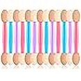 thumbnail image 3 of Eyeshadow Applicators,MORGLES 50Pcs Disposable Eyeshadow Brushes Dual Sides Eye Shadow Sponge Applicators (Pink,Purple,Blue), 3 of 4
