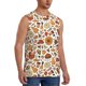 thumbnail image 2 of Balery Thanksgiving Food Camisetas sin mangas para hombre, absorbe la humedad y protege contra el mal olor.-Small, 2 of 7