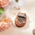 thumbnail image 2 of Instrumento Musical DQrwqpou Mini Sapele Plate Kalimba Dedo Piano Mbira Sanza, 2 of 3