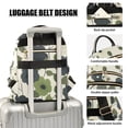 thumbnail image 3 of FORMRS Mini Backpack Purse for Women Quilted Travel Daypack Casual Shoulder Bag, Navy Flower, 3 of 7