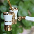 thumbnail image 3 of Binoculars for Adults Opera Binoculars 3X25 Full Metal White Chrome Plated Night Vision Binoculars with Wide Focusing Angle and High Resolution Gold One Size, 3 of 5
