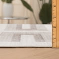thumbnail image 6 of ReaLife Rugs Machine Washable Area Rug Runner - Living Room Bedroom Bathroom Kitchen Entryway Office - Non-Slip Baking Low Pile Stain Resistant Premium - Modern Geometric - Remi - Beige 2'6" x 8', 6 of 10
