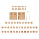thumbnail image 4 of Juego de conteo de cuentas Juego de matemáticas preescolar Niños Ayudas para la enseñanza Juguetes Montessori Juego de tablero de números de madera Sunnimix juego de mesa ocupado, 4 of 8