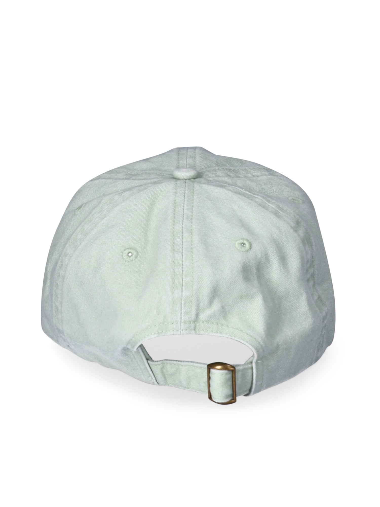 Time and Tru Women's Cotton Twill Mama Baseball Hat, Mint Garden