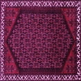 thumbnail image 1 of Ahgly Company Indoor Square Persian Pink Traditional Area Rugs, 7' Square, 1 of 4