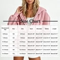 thumbnail image 4 of ITSAME Girls Hooded Zip-Up Jacket Long Sleeve Solid Color Fall Winter Comfy Casual Coat White Size 12, 4 of 10