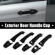 thumbnail image 2 of 4 Piezas Tapa de la Manija de Puerta Exterior Brillante Negro Unique Bargains para Chrysler Jeep Dodge, 2 of 9
