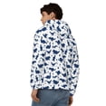 thumbnail image 4 of Kdxio Cute Cartoon Dinosaur Print Men Hoodies Casual Hoodies for Men with Zip Pockets Full Zip Long Sleeve Sweatshirt Sports Hooded Jacket-Medium, 4 of 5