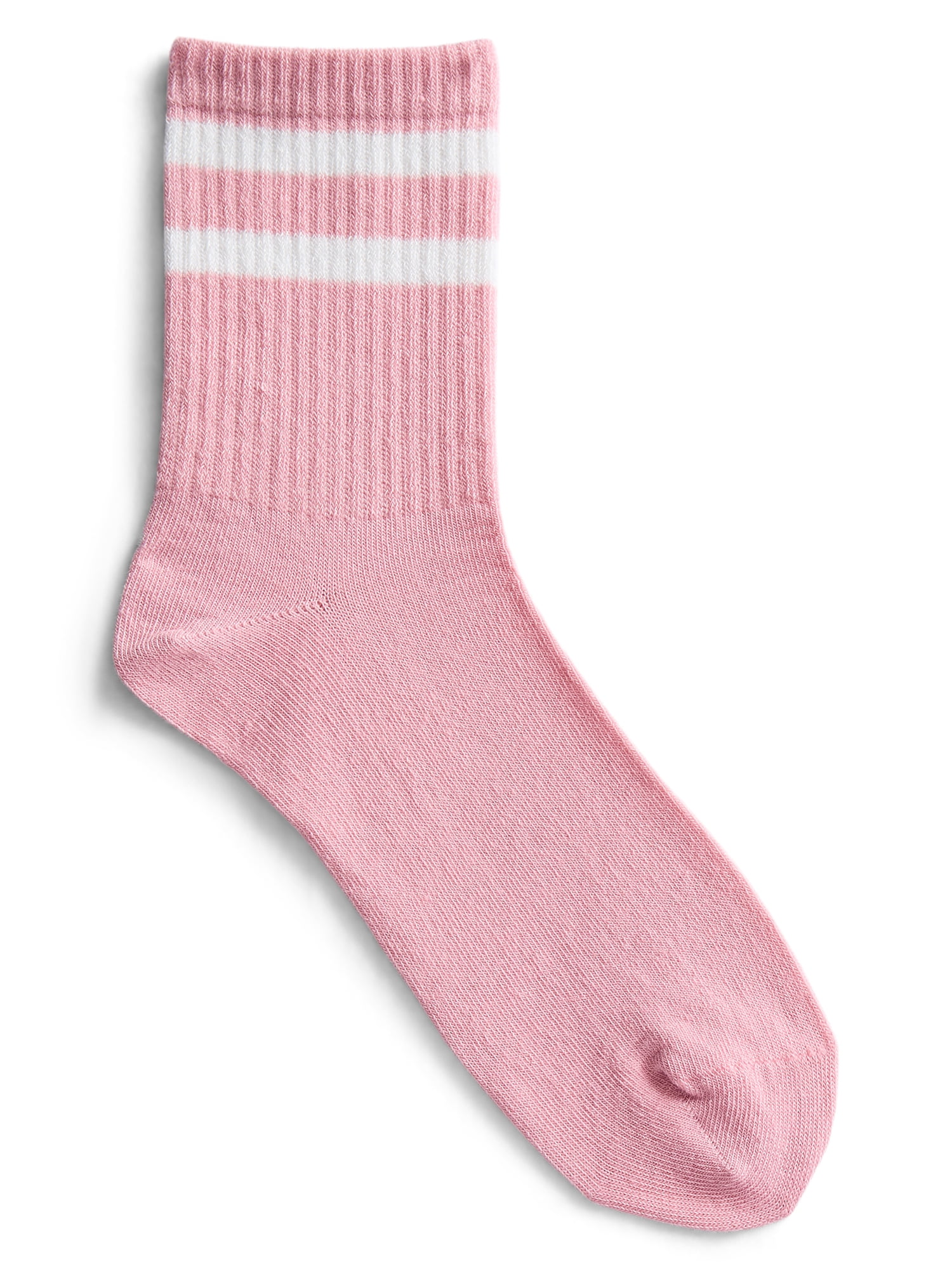 No Boundaries Ribbed Mid Crew Socks, 6-Pack, Women's, Shoe Sizes 4-10