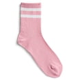 thumbnail image 2 of No Boundaries Ribbed Mid Crew Socks, 6-Pack, Women's, Shoe Sizes 4-10, 2 of 8