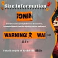 thumbnail image 6 of Halloween Decoration Caution Tape Warning Tape Danger Tape for Haunted Houses Yard Party Decor 3Pcs Orange, 6 of 6