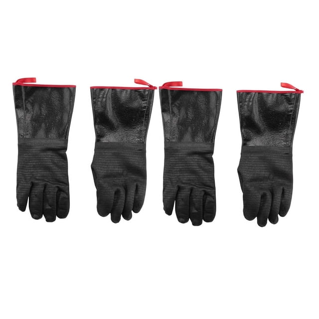 4X Guantes para Barbacoa: Parrilla, Guantes para Cocinar