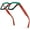 9371  Green Red, variant on HEPIDEM Matte Multicolor Acetate Glasses Frame Men Vintage Square Eyeglasses Optical Spectacles ( 9371  Red )