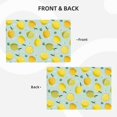 thumbnail image 3 of Placemats Set Of 4 / 6, Funny Lemon Flowers Placemats For Dining Table Indoor/Outdoors Heat Resistant Washable Placemats 18" X 12", 3 of 8