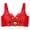 01_Red, variant on Full Coverage Bra Women No Underwire Embroidery Lace Bralettes Minimizer Bras Convertible Straps T-Shirt Bras Support Bra Workout Brassiere Everyday Bra,01_Red,Large