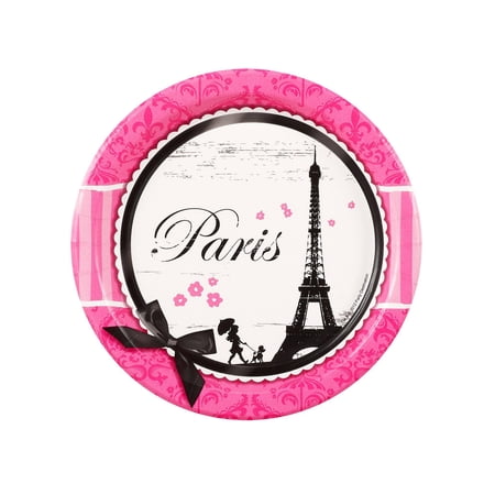 Paris Damask 7  Dessert Plates  24ct  Great for Birthday Parties