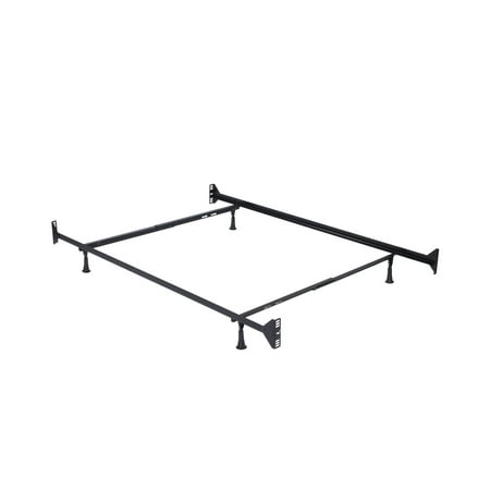 Hillsdale Furniture Metal Twin/Full Bed Frame Black