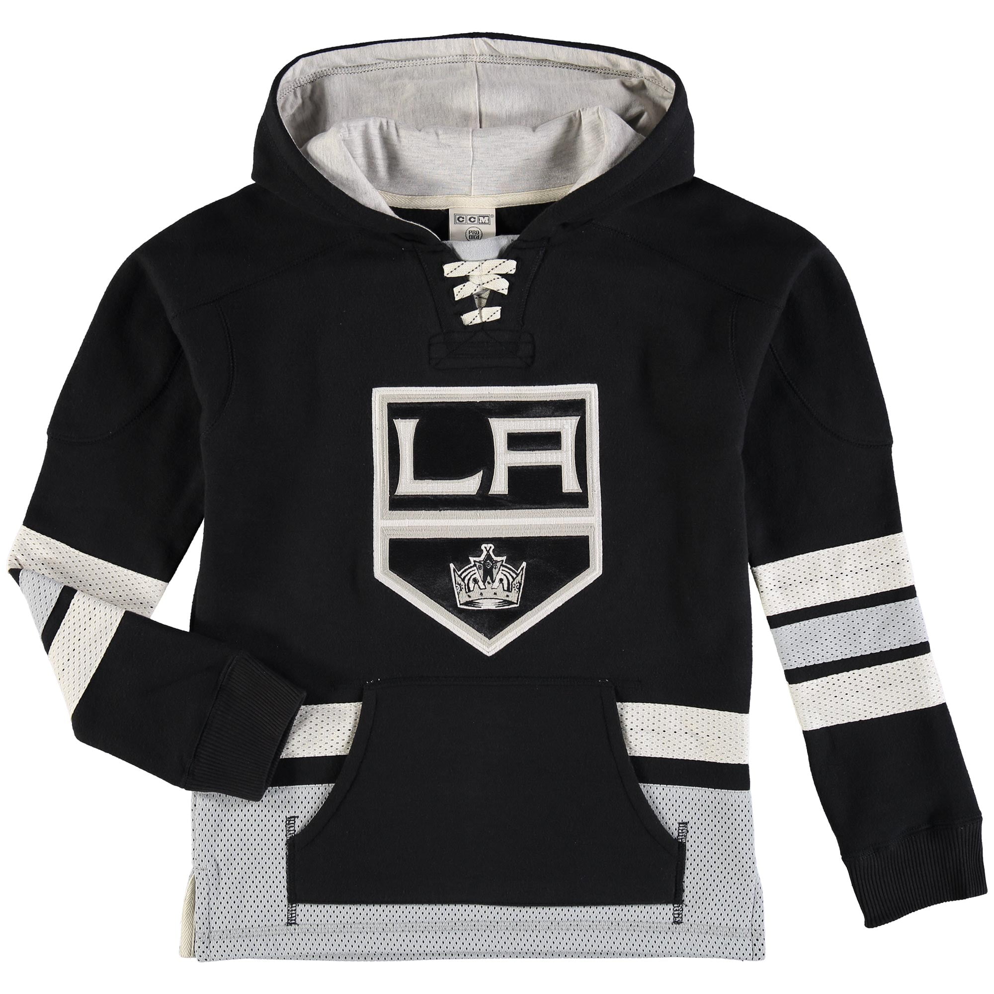 Los Angeles Kings Reebok Youth Retro Skate Hoodie Black by Outerstuff