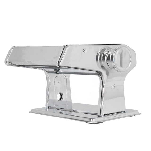 Pasta Maker, Noodle Maker 2 Blades Space Saving Multifunction Manual Stainless Steel Hand Crank for Home for Pasta for Ravioli
