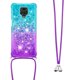 thumbnail image 3 of Funda para Xiaomi Redmi Note 9S/Redmi Note 9 PRO Brillantina Líquida Divertida Reluciente y con Cristales en Movimiento Cuerpo Cruzado con Cordón Ajustable, 3 of 5
