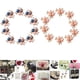 thumbnail image 1 of 20 piezas lindo joyería de moda de de imitación de cristal flor botón de colr adornos banda para el cabello decoraciones pendientes BLESIY Botón de diamantes de imitación joyería DIY, 1 of 8