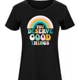 thumbnail image 3 of Instant Message - Inspirational - You Deserve Good Things - Women's Any Way Dress, 3 of 7