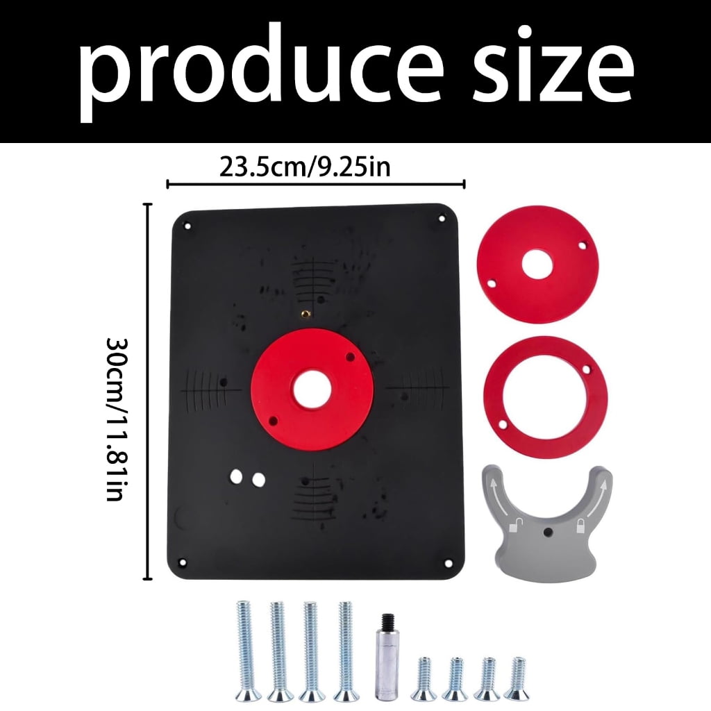 Complete Mounting Set for Router Tables Predrilled Holes and Hardware Included