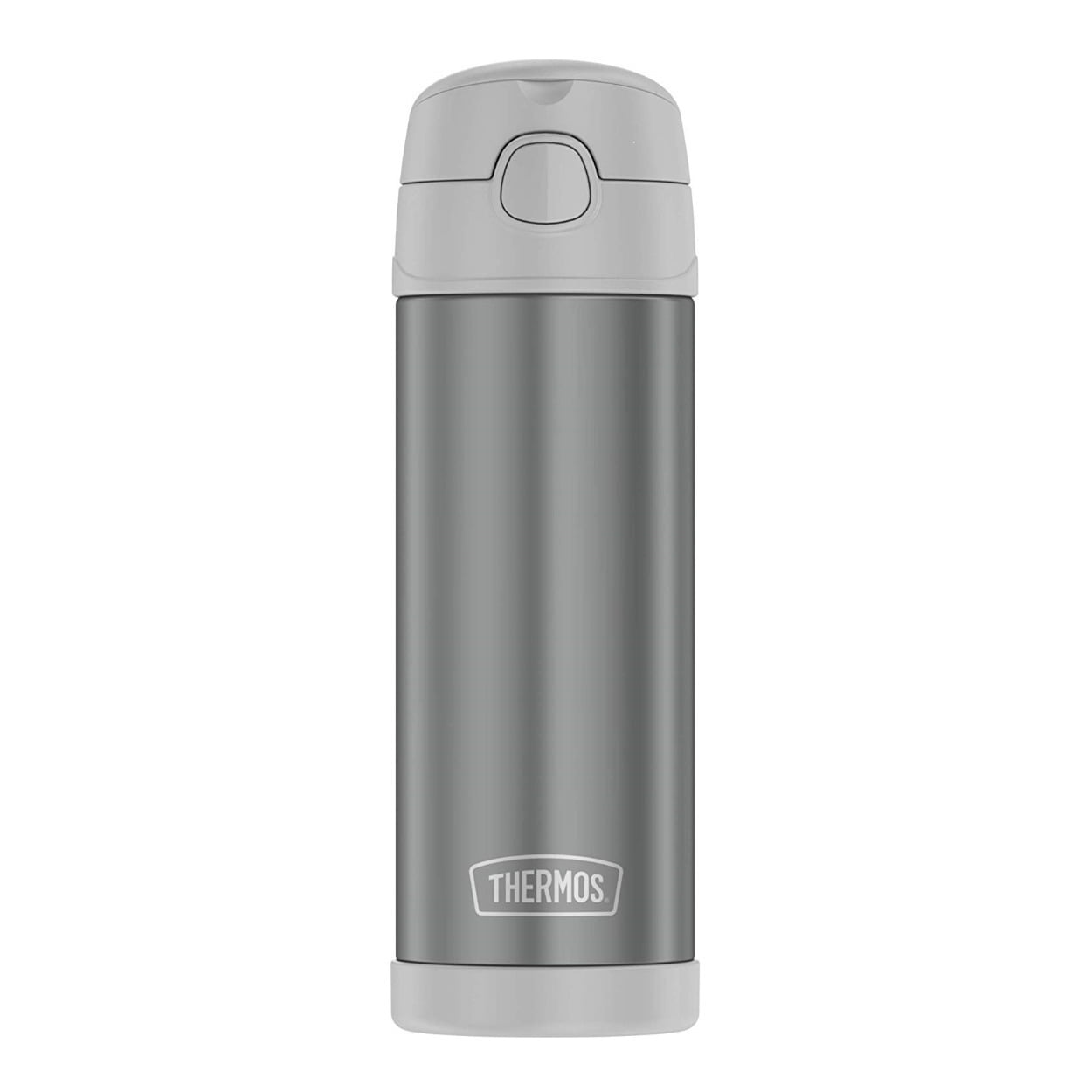 Thermos FUNtainer 16Ounce Stainless Steel Water Bottle with Spout