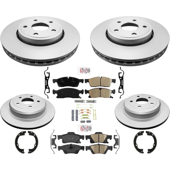 Standard 330MM Disc Brake Rotors and Brake Pads For Dodge Durango 2016-2020