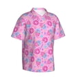 thumbnail image 2 of Daiia Donuts Hawaiian Shirt for Men Gentle Cotton Regular Short Sleeve Casual-XX-Large, 2 of 9