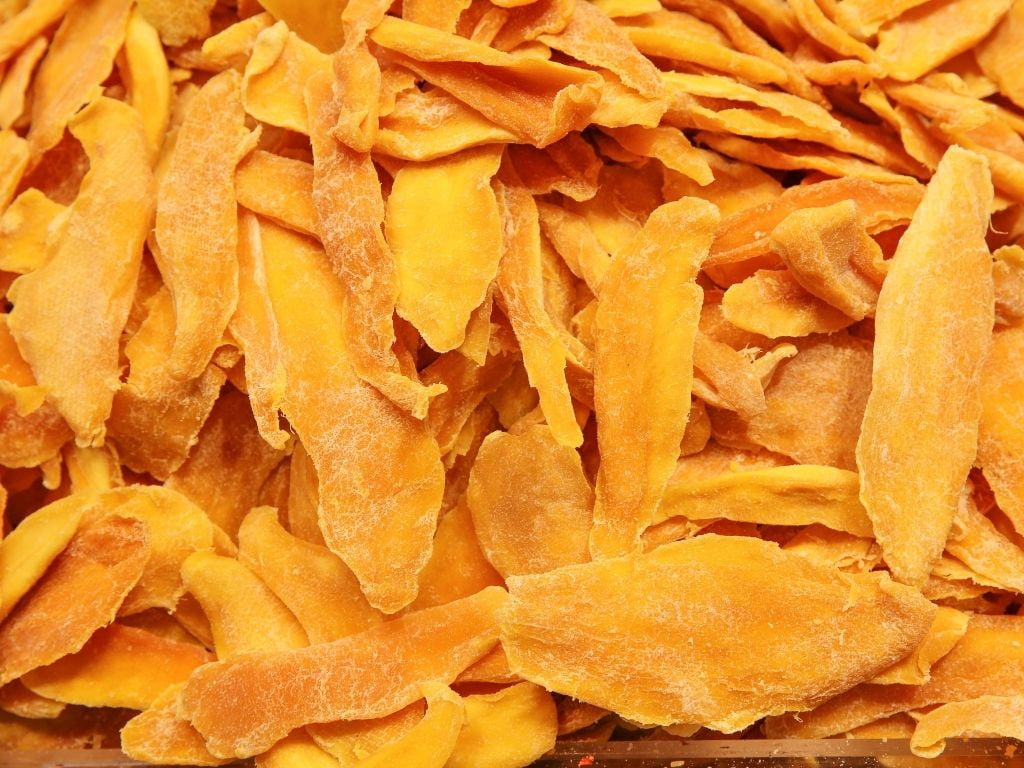 Karen's Naturals Dried Fruit - 2 Flavor; 1 Each: Mango, Peach | Shawhan Farms Chamoy Mix & Merlinsmart Zine