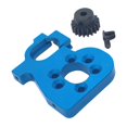thumbnail image 1 of Soporte de asiento para motor con engranaje de 19 dientes para Wltoys 144002, 124017 y 144010. Azul, 1 of 6